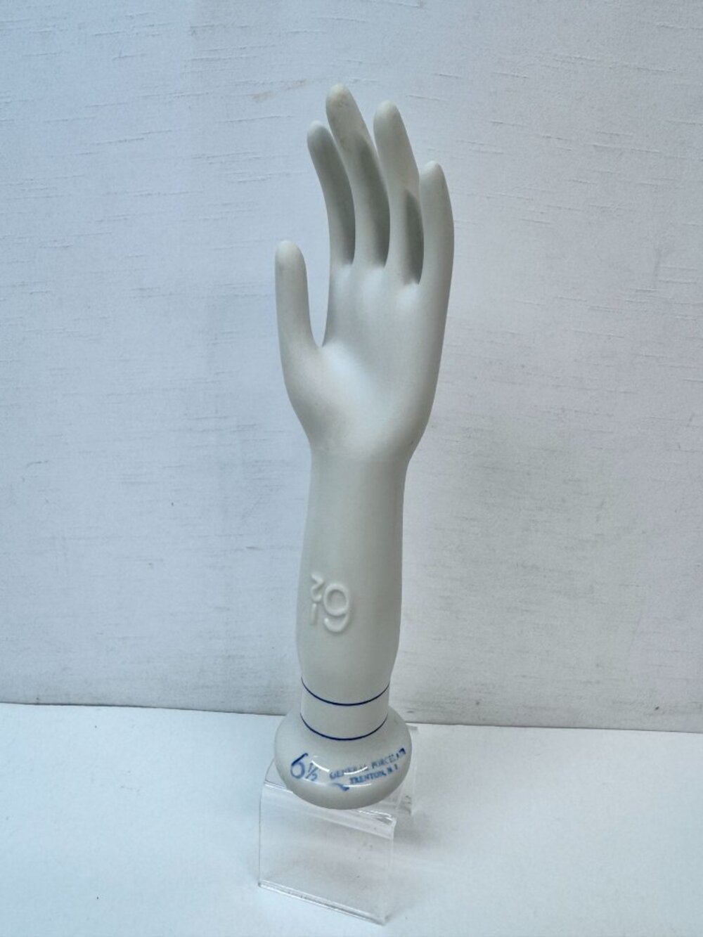 Porcelain Factory Glove Mold - Trenton NJ size 6 1/2